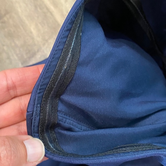 Alfred Sung Midnight Blue Strapless High/Low Ballgown D699S - Picture 5 of 8